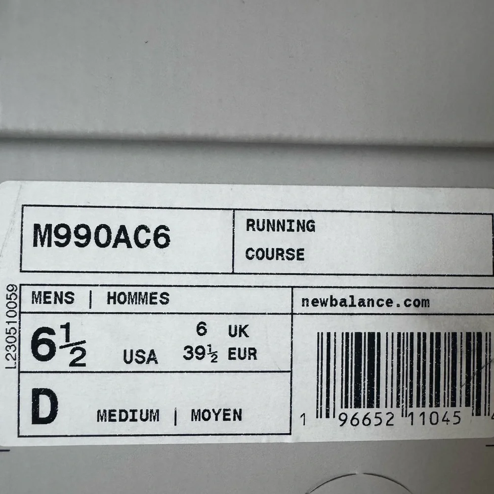 NIB New Balance x Action Bronson Baklava Lapis Lazuli 990v6 Made in USA - Picture 5 of 10